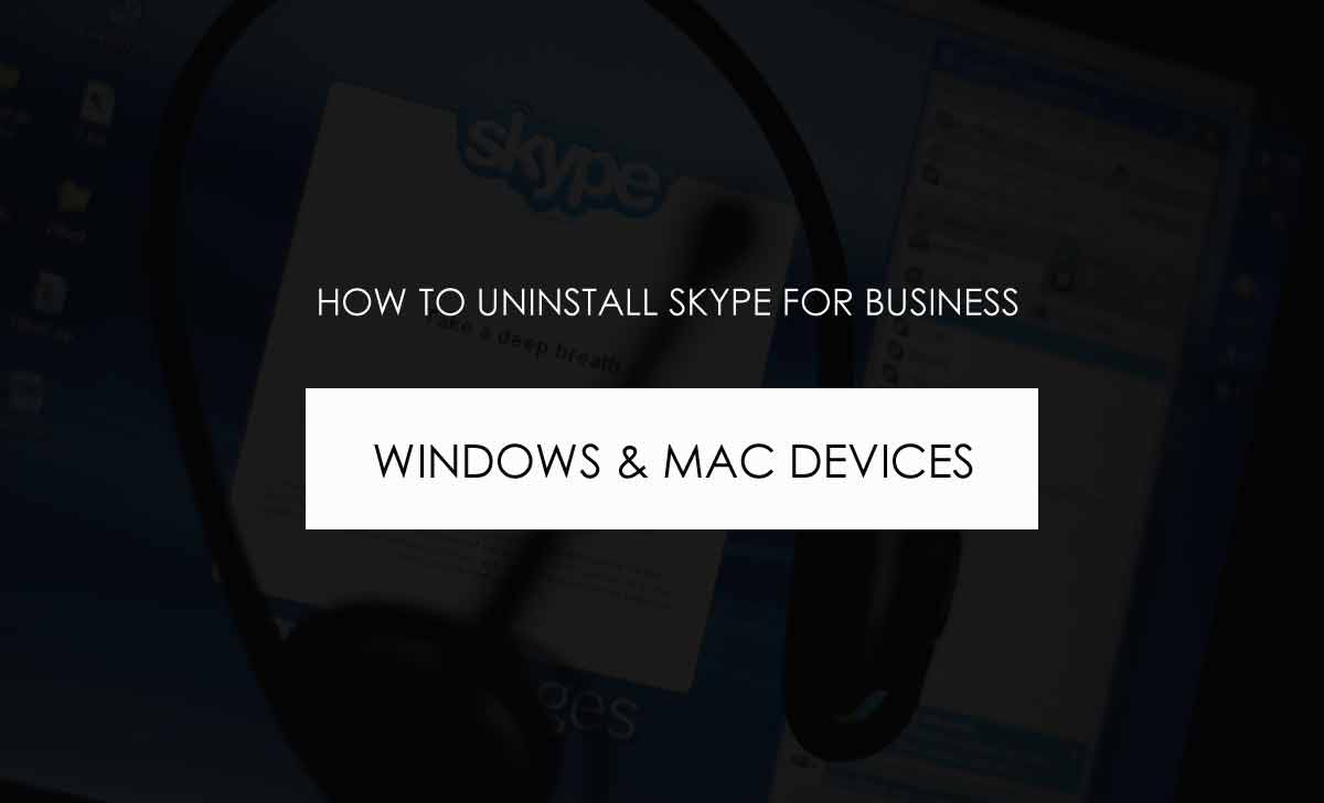 Uninstall Skype Meetings App Mac