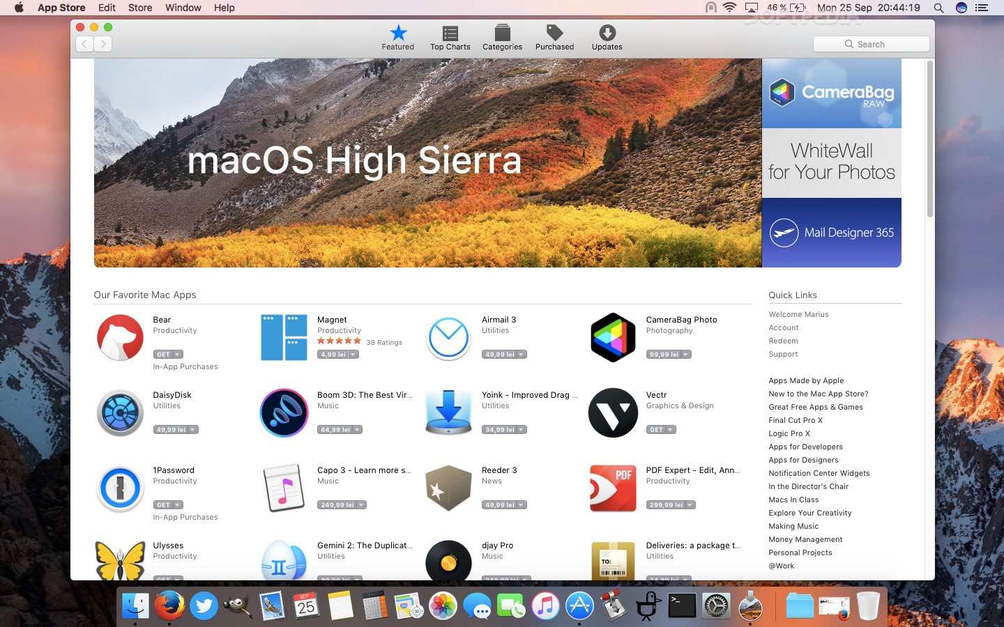 Open pc apps in mac high sierra 10.13
